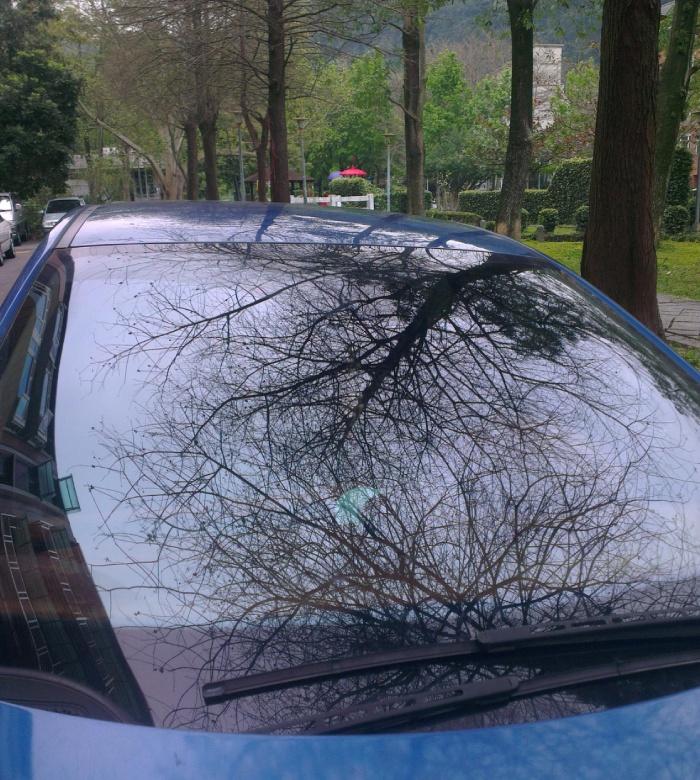 Pare-brise propre voiture